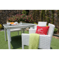 Elegant Design Poly Rattan 4 Chairs Dining Set For Outdoor Garden Patio Wicker Furniture